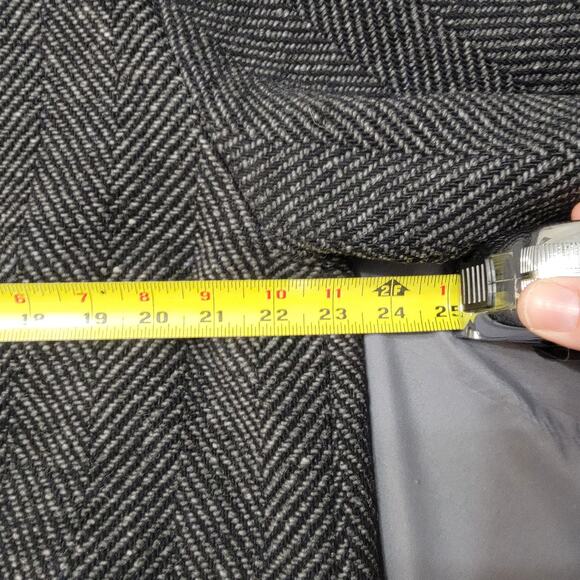 International Scene Virgin Wool Herringbone Jacket L Made in Hungary - Picture 6 of 13